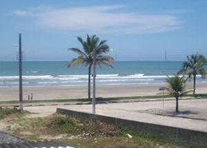 Praia de Flórida Mirim em Mongaguá